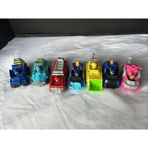 Paw Patrol Lot Of 7 Collectible Die-Cast Vehicles Including True Metal Rescue